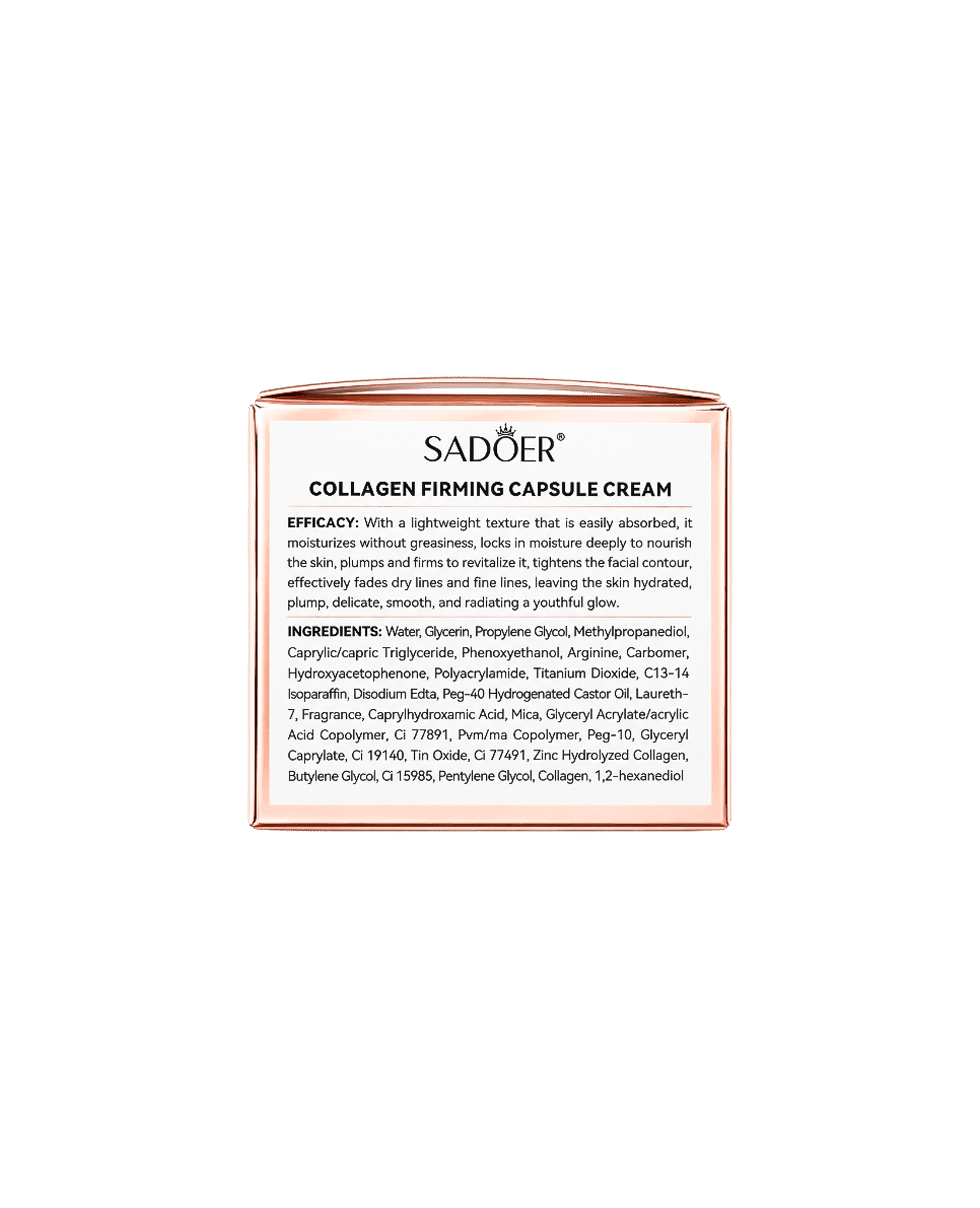 Капсульный крем для лица с коллагеном Sadoer Collagen Firming Capsule Cream