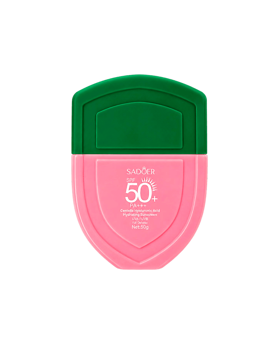 Солнцезащитный крем с центеллой и гиалуроновой кислотой Sadoer Centella Hyaluronic Acid Hydrating Sunscreen SPF 50+ PA+++