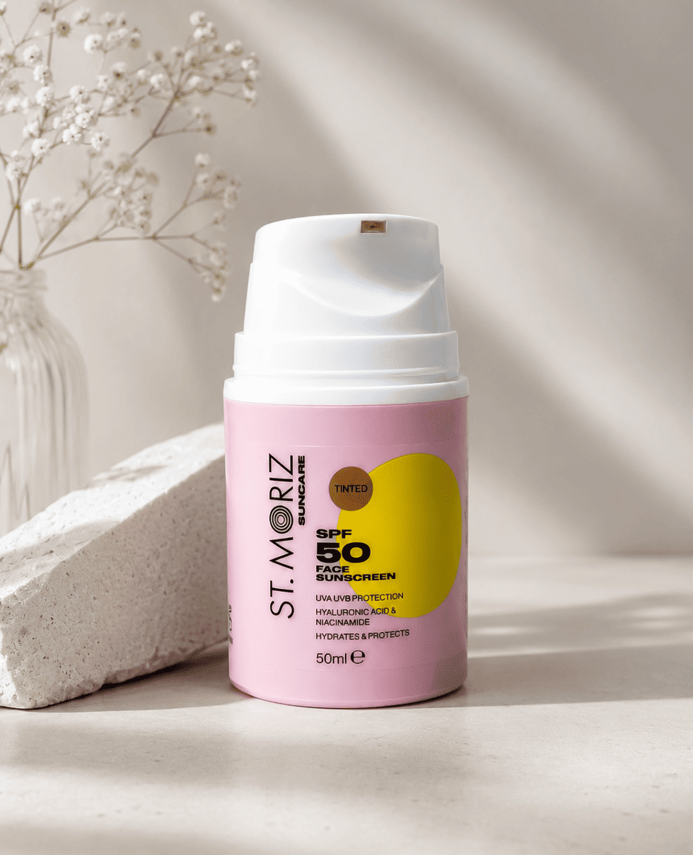 Тонирующий солнцезащитный крем St. Moriz Suncare SPF50 Tinded Face Sunscreen