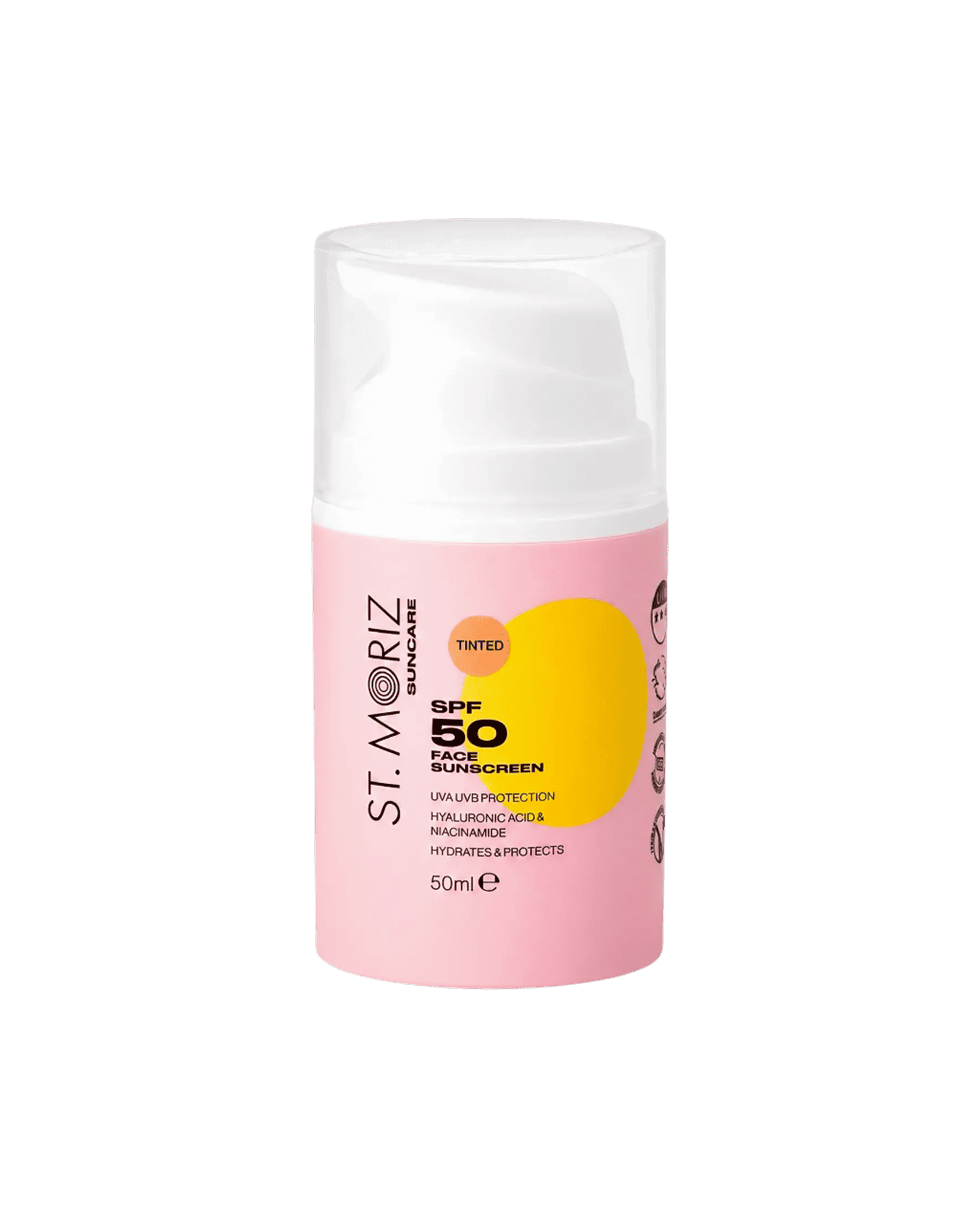Тонирующий солнцезащитный крем St. Moriz Suncare SPF50 Tinded Face Sunscreen