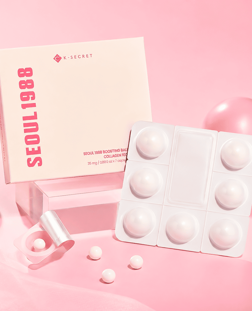 Шарики из чистого коллагена K-Secret Seoul 1988 Boosting Ball: Collagen 100%