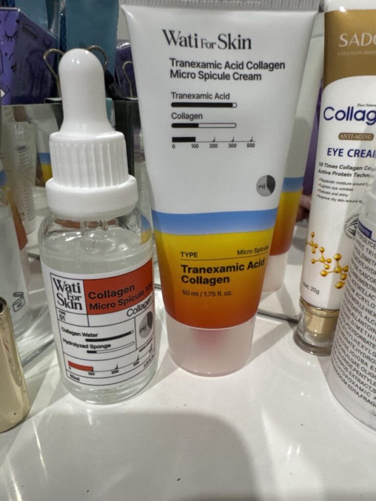 Набір зі спікулами та колагеном Wati For Skin Collagen Microshot