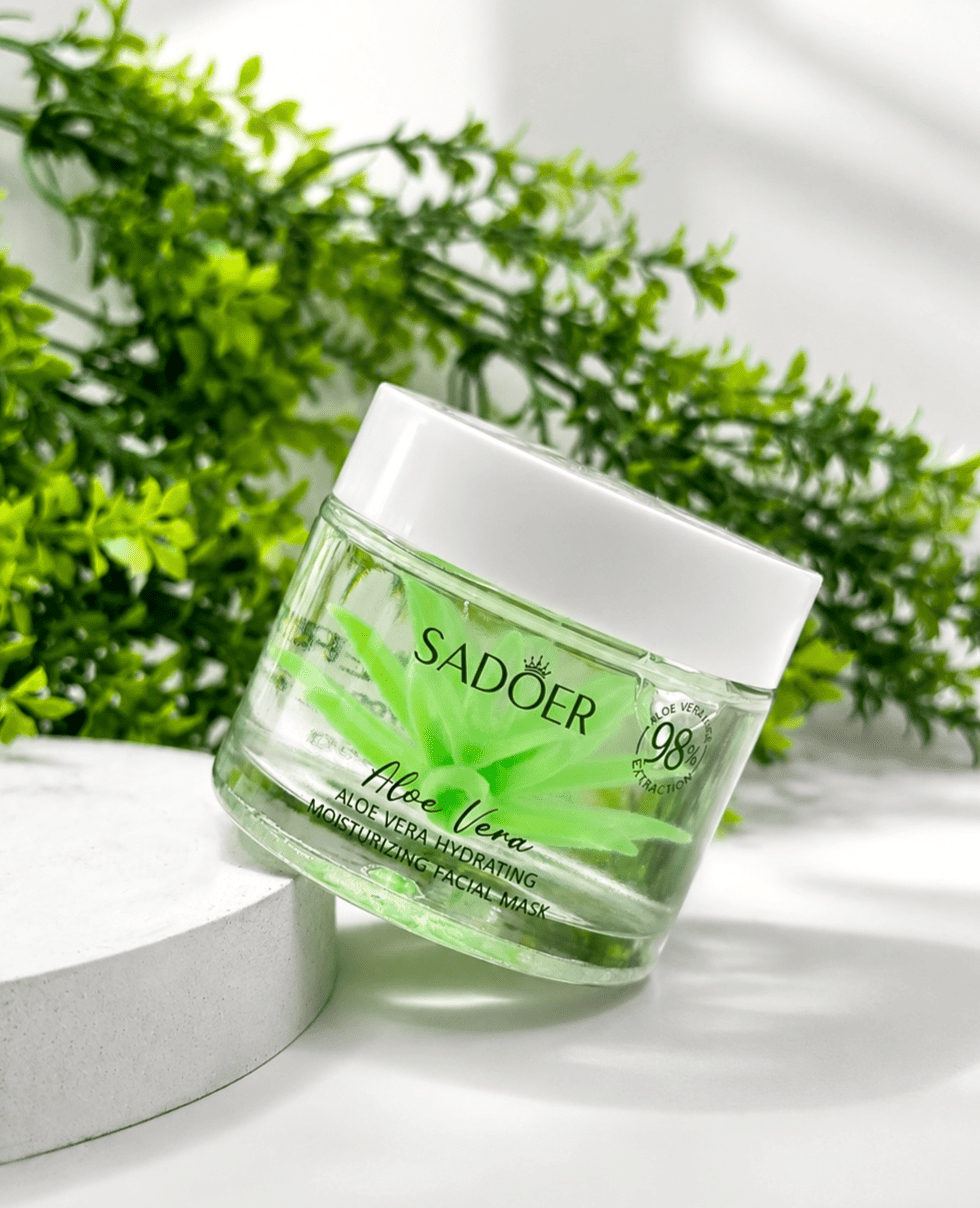 Увлажняющая маска для лица с алоэ вера Sadoer Aloe Vera Hydrating Moisturizing Facial Mask