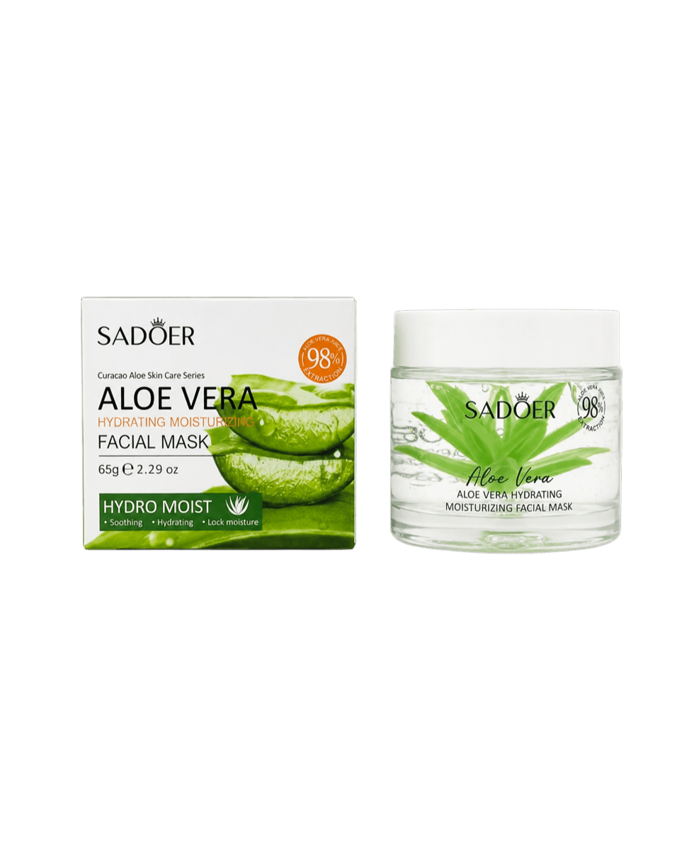Увлажняющая маска для лица с алоэ вера Sadoer Aloe Vera Hydrating Moisturizing Facial Mask