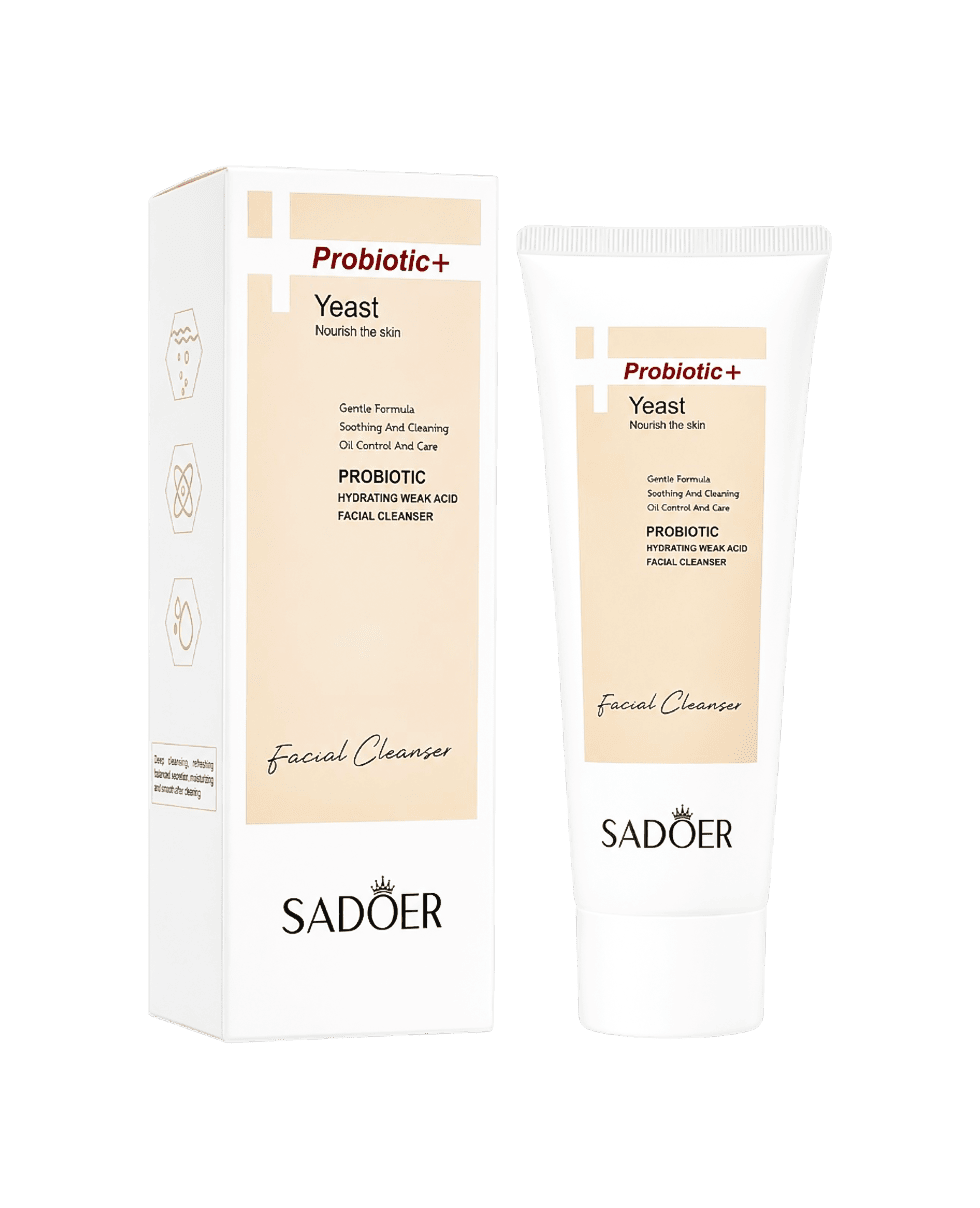 Пенка для умывания с пробиотиками Sadoer Probiotic Hydrating Weak Acid Facial Clenser