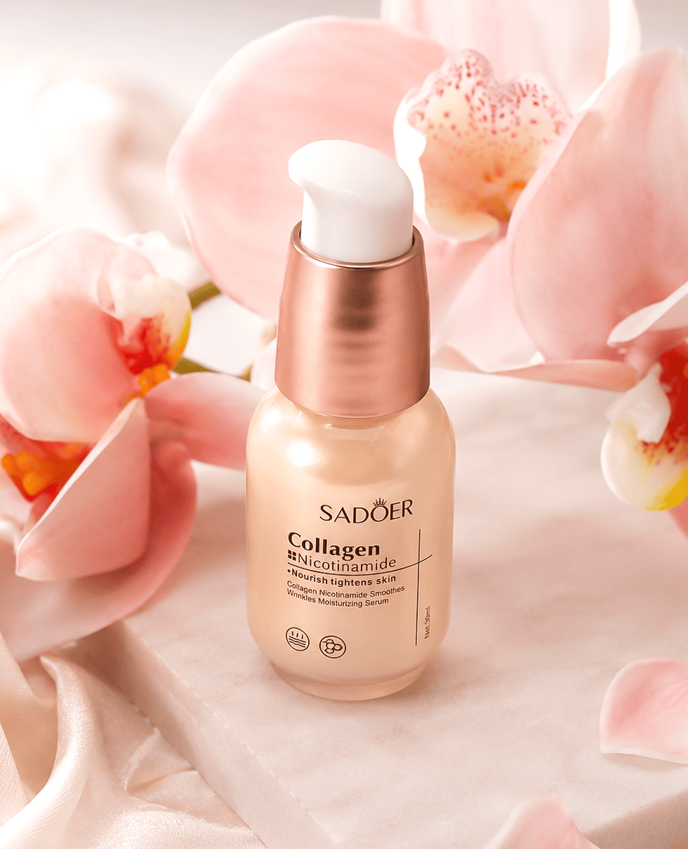 Сыворотка для лица с коллагеном Sadoer Collagen Nicotinamide Smoothes Wrinkles Moisturizing Serum
