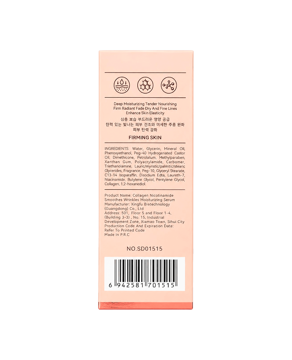 Сыворотка для лица с коллагеном Sadoer Collagen Nicotinamide Smoothes Wrinkles Moisturizing Serum