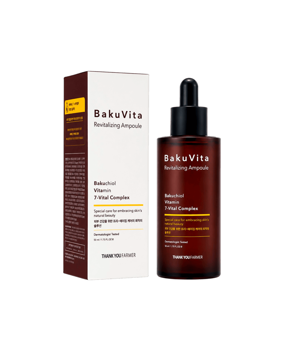 Відновлююча сироватка з бакучіолом і вітамінами C та E Thank You Farmer BakuVita Revitalizing Ampoule
