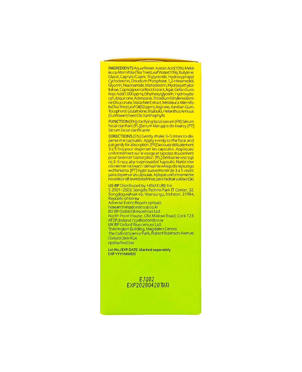 Сыворотка с азелаиновой и коевой кислотами Purito Seoul Azelaic Acid 10 Kojic Tea Tree Serum