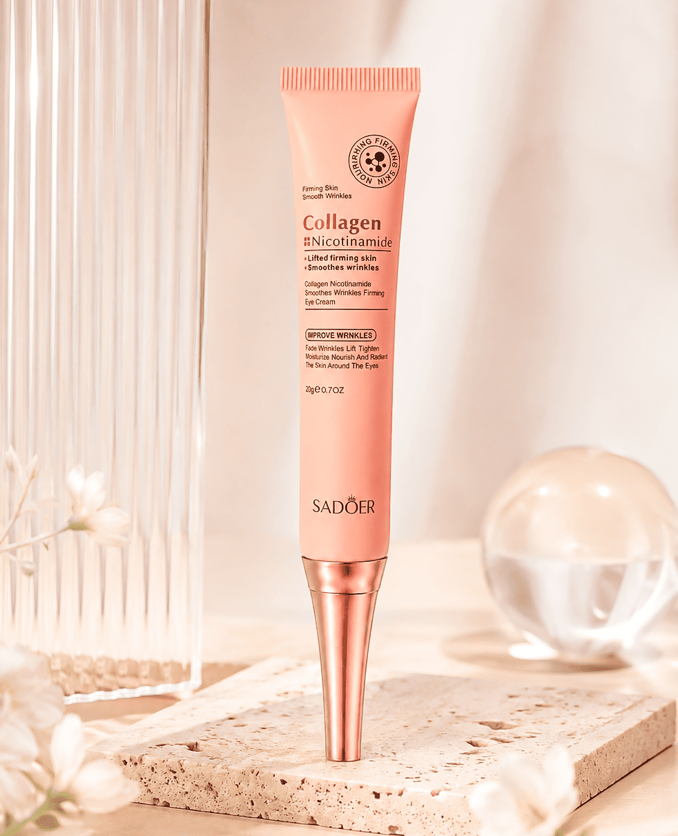 Крем навколо очей з колагеном Sadoer Collagen Nicotinamide Smoothes Wrinkles Firming Eye Cream