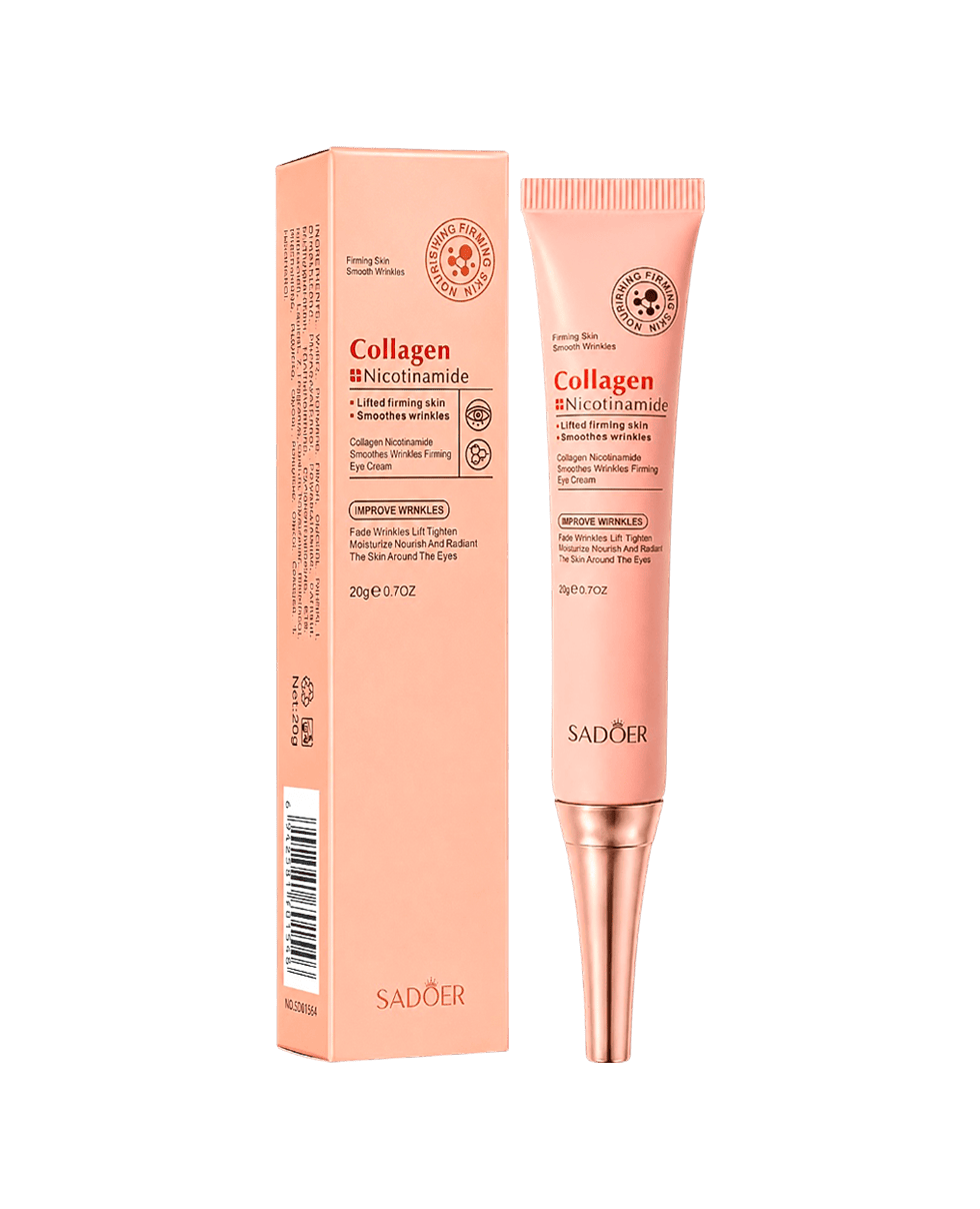 Крем навколо очей з колагеном Sadoer Collagen Nicotinamide Smoothes Wrinkles Firming Eye Cream