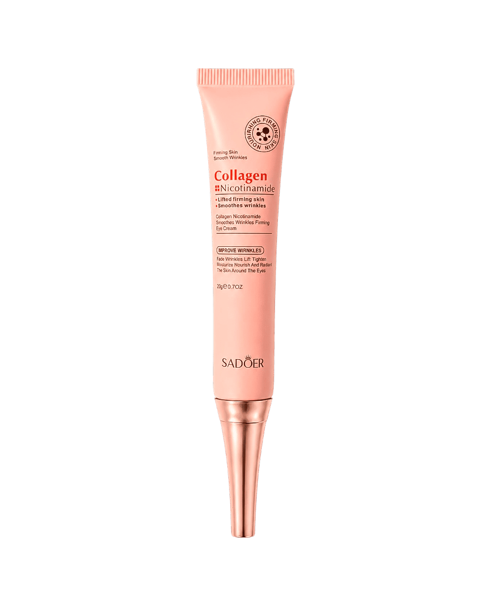Крем навколо очей з колагеном Sadoer Collagen Nicotinamide Smoothes Wrinkles Firming Eye Cream