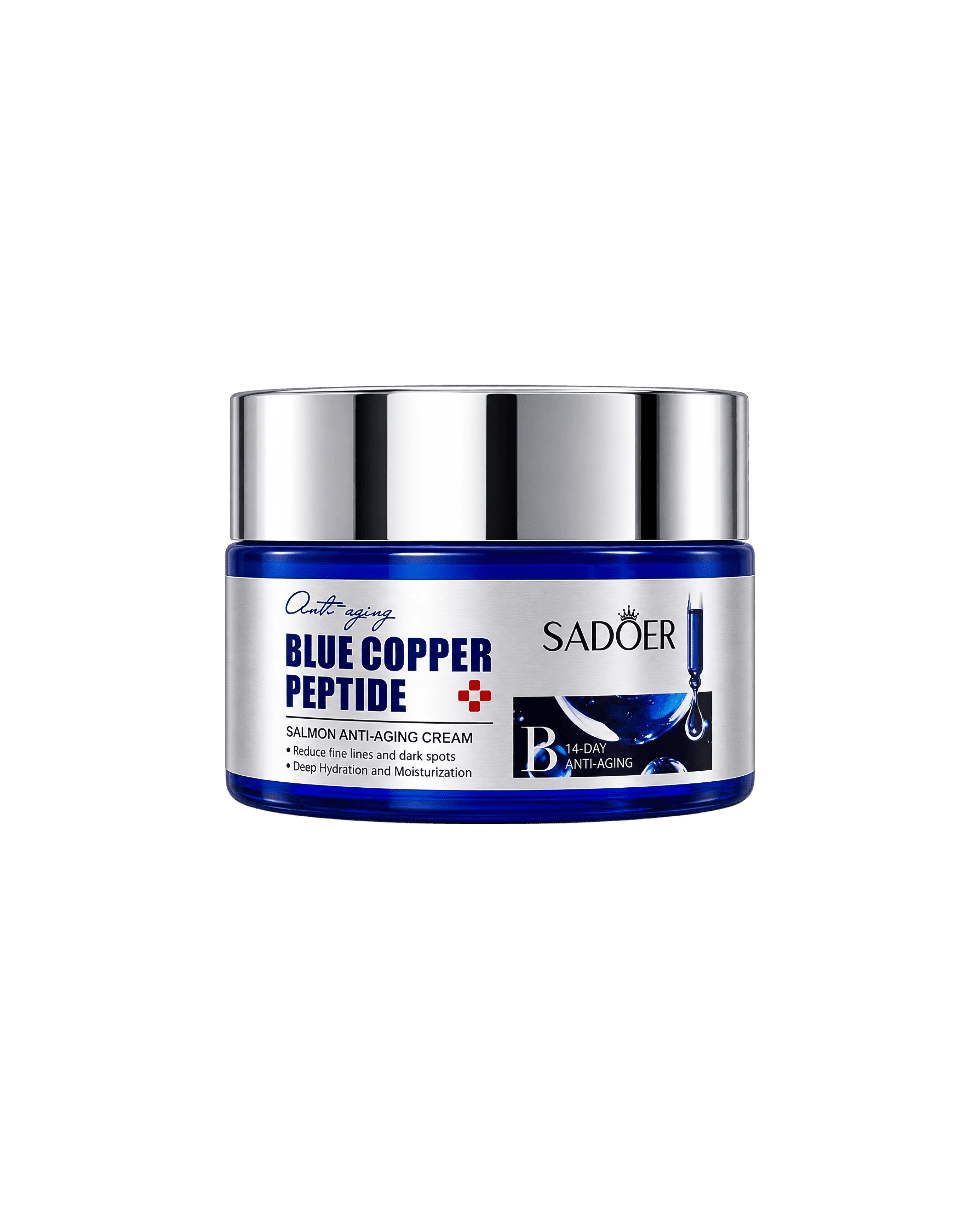 Крем для лица с медными пептидами Sadoer Blue Copper Peptide Salmon Anti-Aging Cream