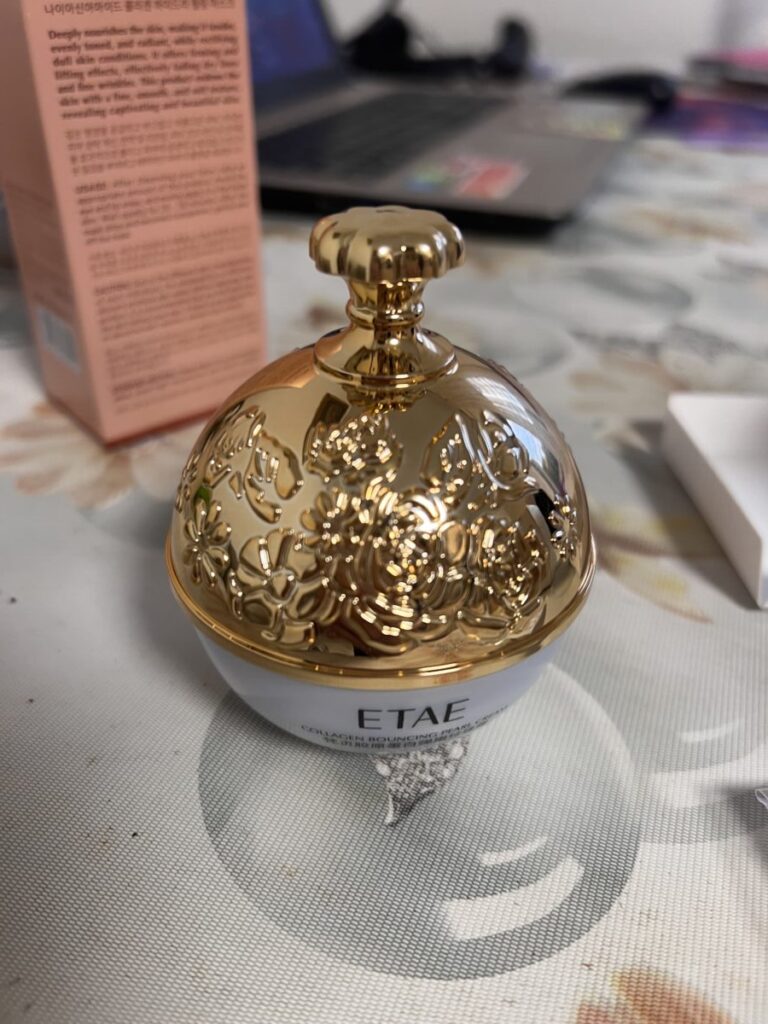 Крем для обличчя з колагеном та перлами ETAE Collagen Bouncing Pearl Cream