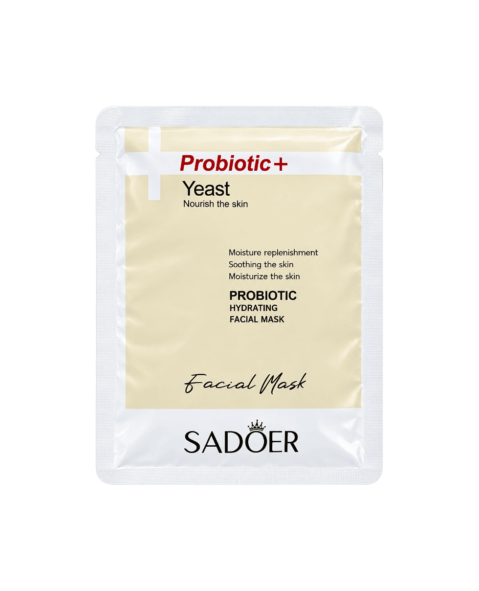 Тканинна маска для обличчя з пробіотиками Sadoer Probotic Hidrating Fasical Mask
