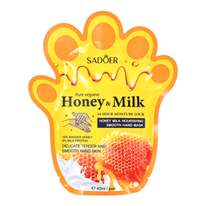 Живильна маска для рук Sadoer Honey Milk Nourishing Smooth Hand Mask