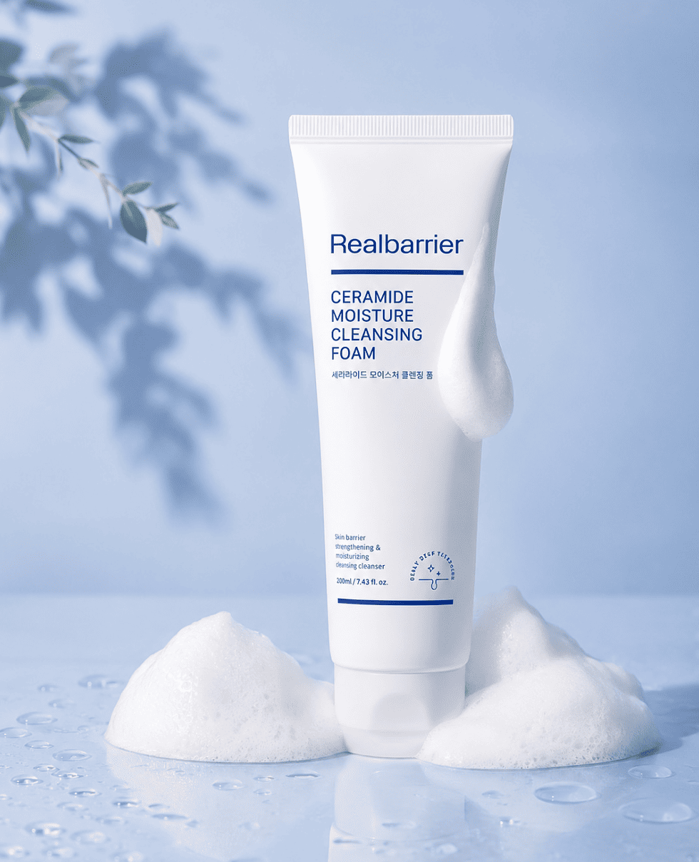 Пінка для вмивання з керамідами Real Barrier Ceramide Moisture Cleansing Foam