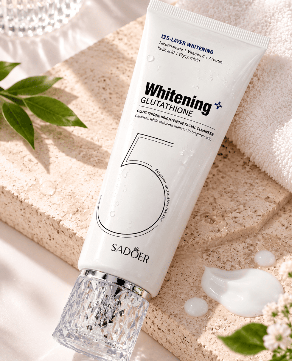 Пенка для умывания против пигментации Sadoer Glutathione Brightening Facial Cleanser