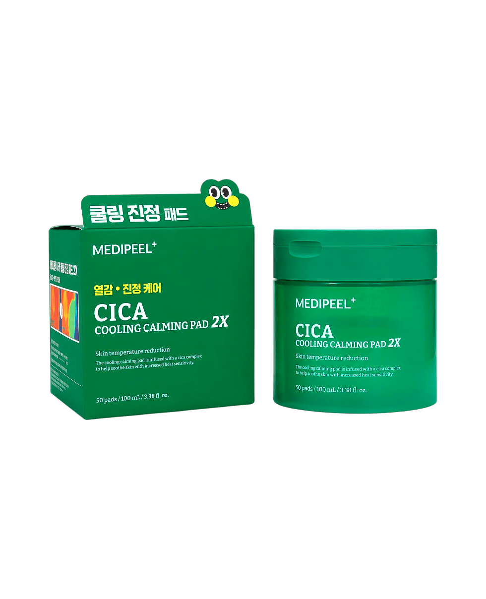 Охолоджуючі та  заспокійливі педи з центеллою Medi Peel Cica Cooling Caiming Pad 2x
