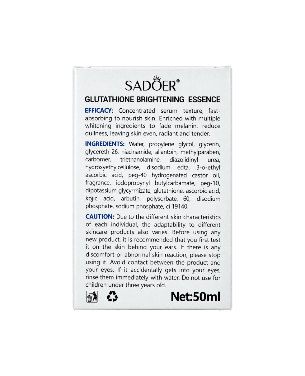 Сыворотка против пигментации Sadoer Glutathione Brightening Essence