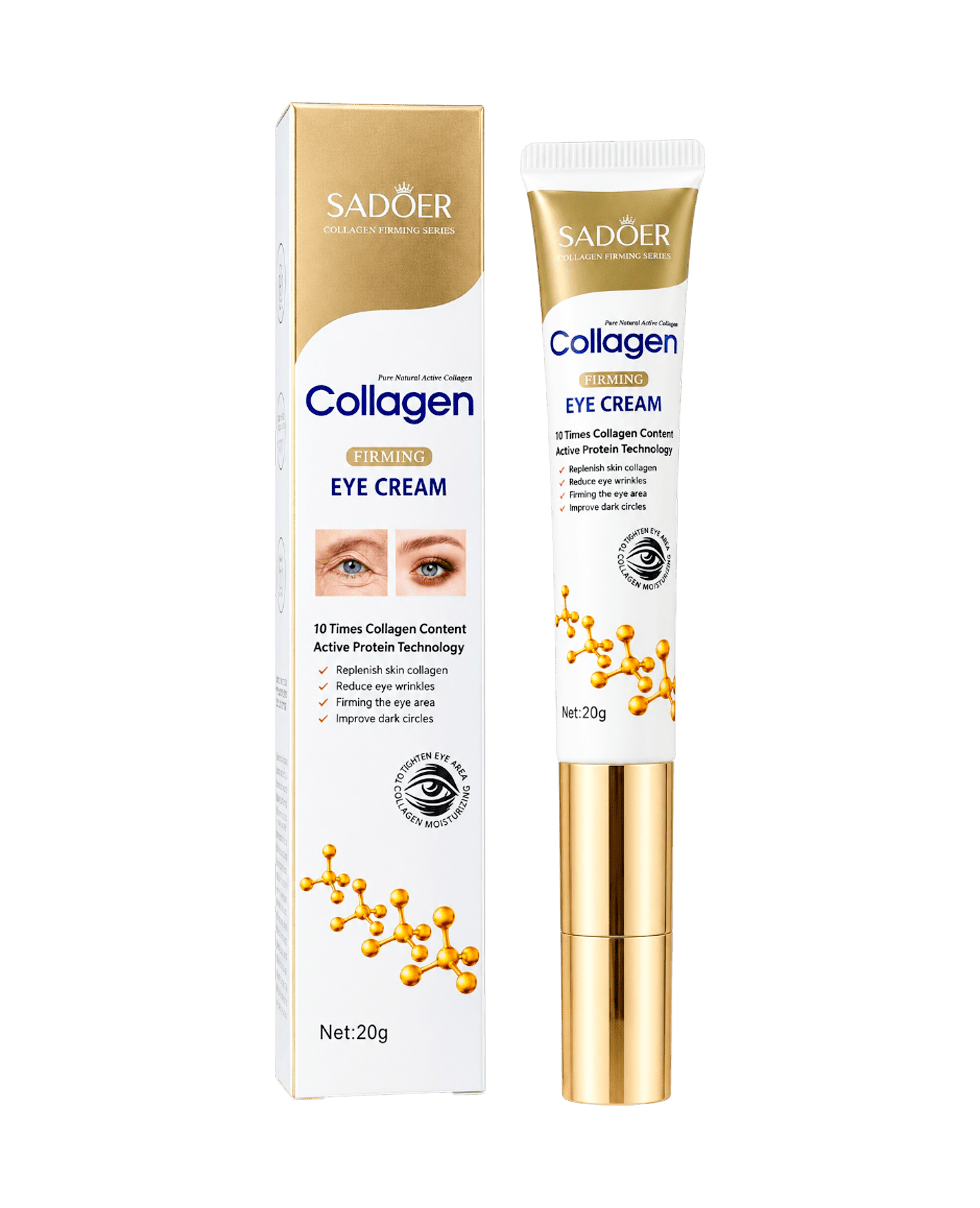 Лифтинг-крем вокруг глаз с вибромассажером Sadoer Collagen Firming Eye Cream