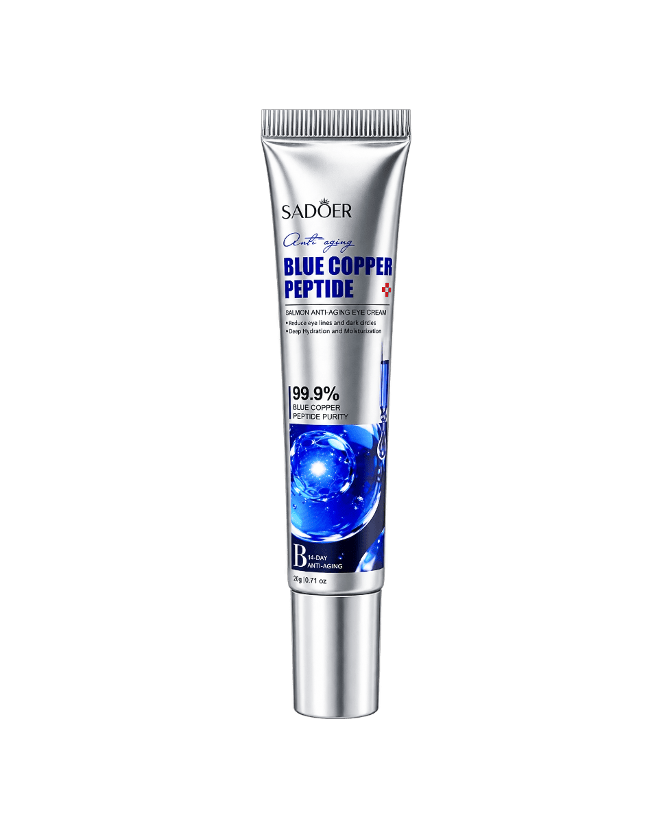 Крем вокруг глаз с медными пептидами Sadoer Blue Copper Peptide Salmon Anti-Aging Eye Cream